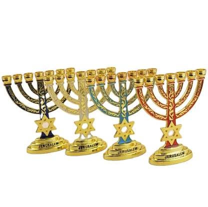 Judaica Menorah 7 Branches - Décoration Menorah