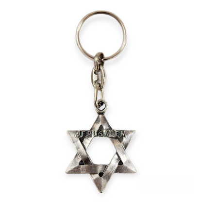 Star of David keychain