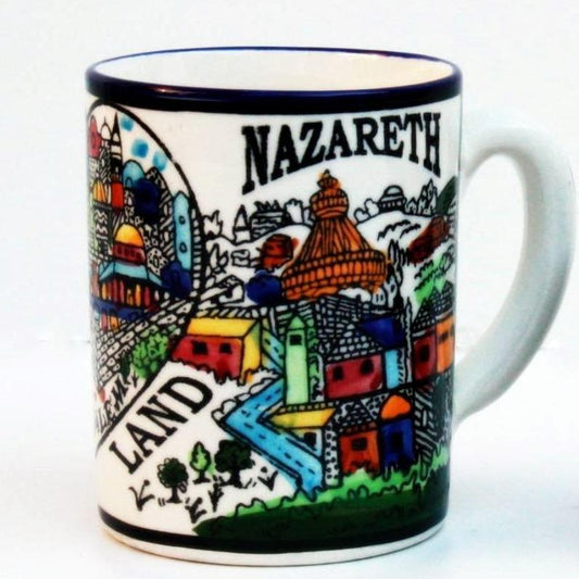 Ceramic Art Mug of Nazareth