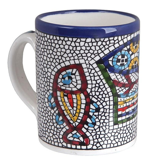 Ceramic Art Mug With The Tabgha Fish