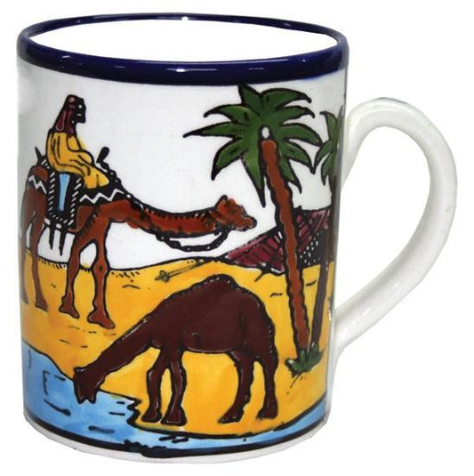 Ceramic Art Mug Featuring a Desert