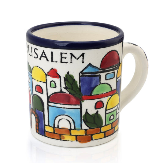 Ceramic Art Mug Featuring Jerusalem