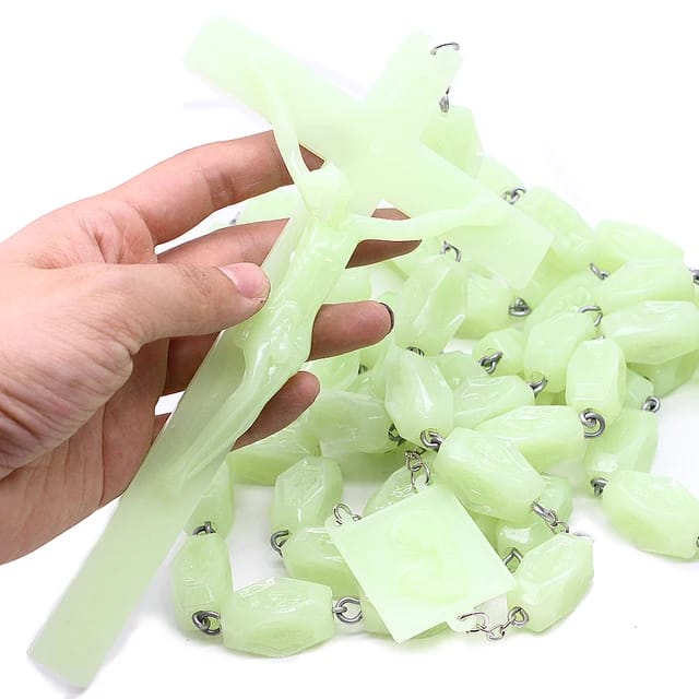 Large Green Rosary Decoration