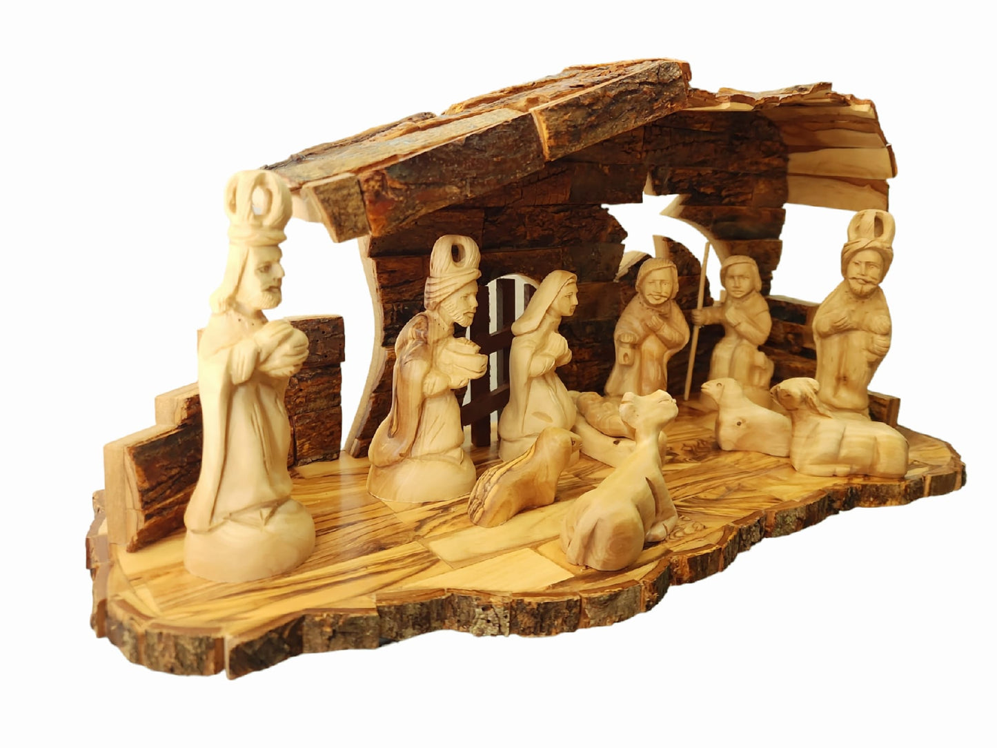 Olive Wood Nativity Scene Set