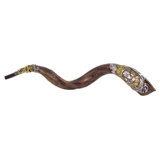 Lion Of Judah kudo Shofar With Silver, 36 Inches