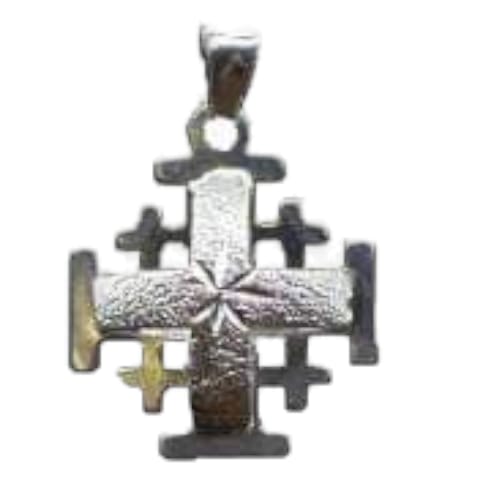 Pendentif croix de Jérusalem en argent