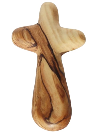 Croix Confort en Bois d'Olivier