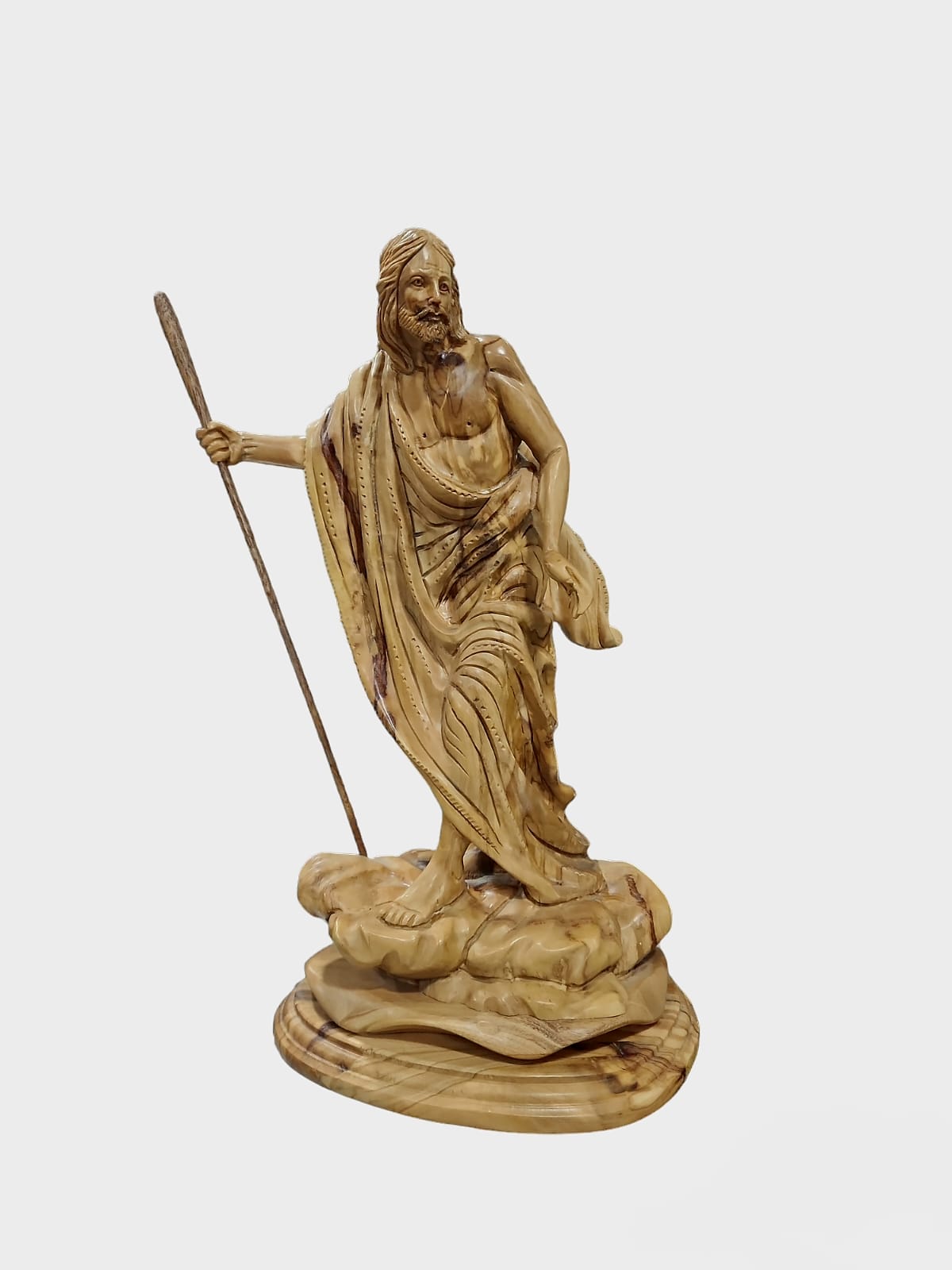 Statue Jésus en Bois d'Olivier