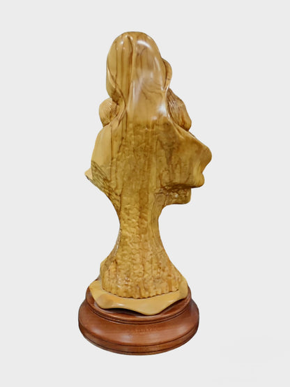 Virgin Mary & Baby Jesus Olive Wood Statue