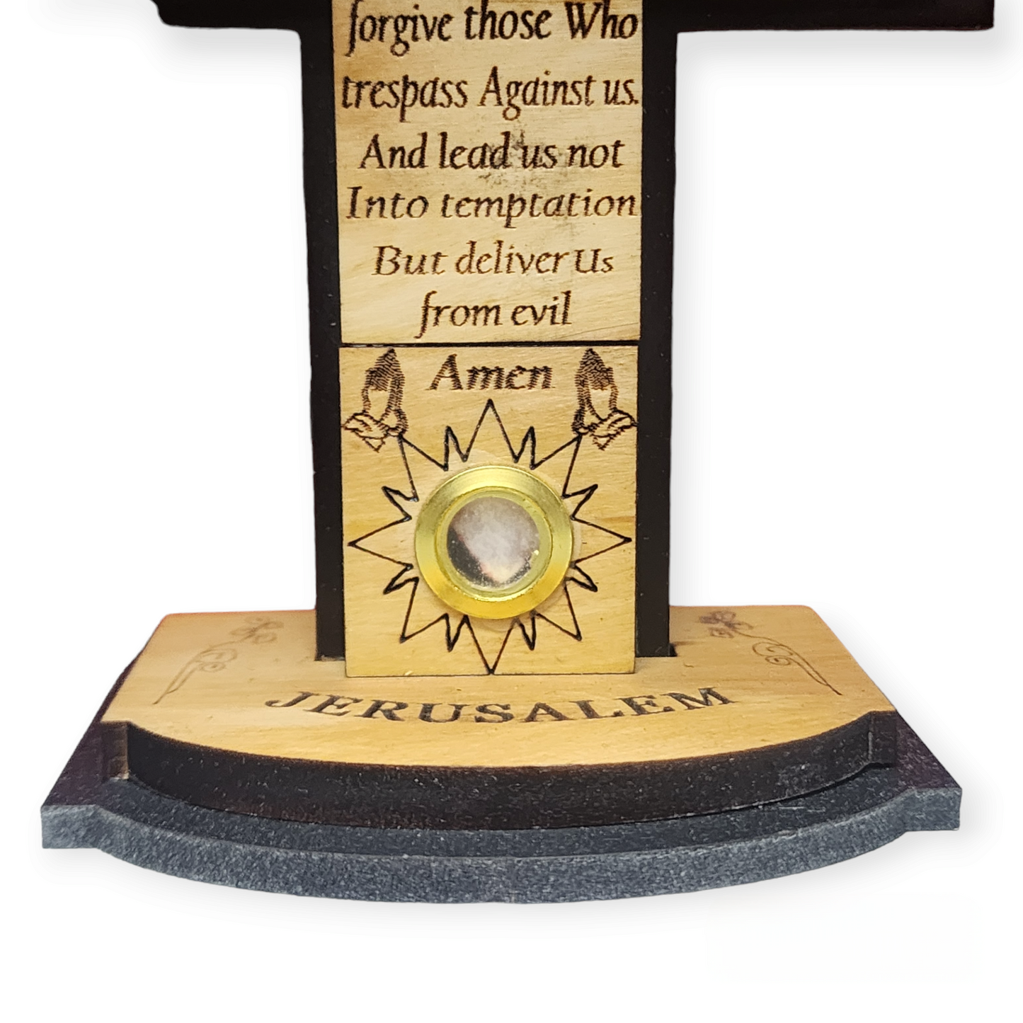 The Lord’s Prayer Wood Standing Table