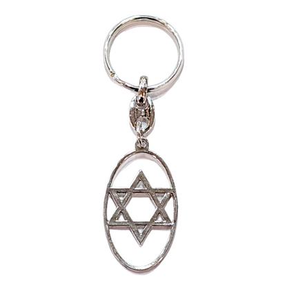 Star of David key chain